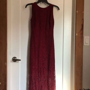 EnFocus lace burgundy dress